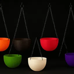 fisttneed Premium Quality Multi Set Hanging Pot for Home & Outdoor Use Plant Container Set-picture-18