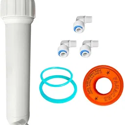 Food Grade Membrane Housing with 3 Piece Lbow, Teflon Tap for All Domestic RO Solid Filter Cartridge-image-38