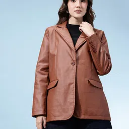 glitchez Polyamide Coat For Women image 3