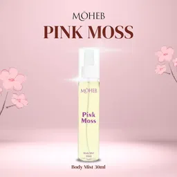moheb Pink Moss & Night Muse Mist | With a Composition of Ambery & Citrusy Fragrance | Body Mist - For Women image 2
