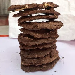 richhubs Cow Dung Cake Handmade & Sun-Dried 10+pcs Size 5inch image 4