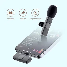 nand Wireless Bluetooth Collar Mic for Youtubers Ideal Microphone M06 Camera Microphone image 4