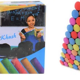 kores COLOURFUL DUSTLESS CHALKS 50 STIKS Regular ECO - Friendly Colourful Dustless Chalks-picture-22
