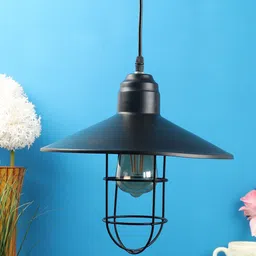 foziq Black Solid Ceiling Lamp image 2