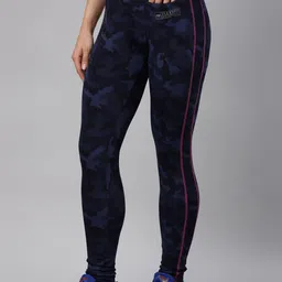 GOLDSTROMS Camouflage Printed Flexi-fit Dry Fit Technology Sports Tights image 4