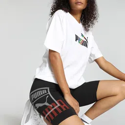 Puma CLASSICS GEN. 7 Women Printed High-Rise Sports Shorts image 4