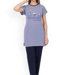 LO G LO Women Printed Night suit-image-50