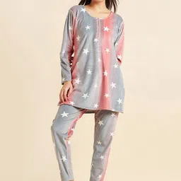 Sweet Dreams Women Conversational Printed Top & Trousers image 1