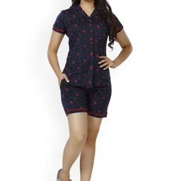 Foxy Conversational Printed Pure Cotton Night suit-picture-35