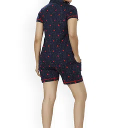 Foxy Conversational Printed Pure Cotton Night suit image 4