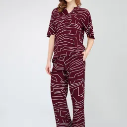 Zeyo Geometric Printed Co-Ords image 4