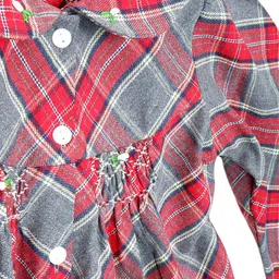 BAESD Girls Checked Night suit image 4