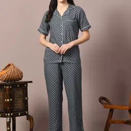 Dreambe Women Printed Night suit-image-10