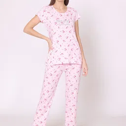 Bodycare Women Printed Pure Cotton Night suit-picture-32