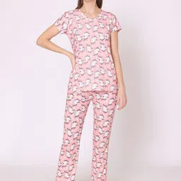 Bodycare Women Printed Night suit-picture-13