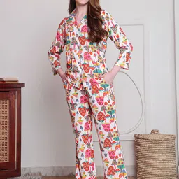 Boston Club Women Printed Night suit-image-36