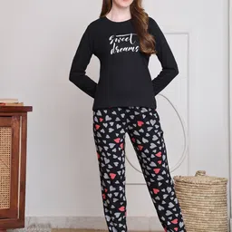 Boston Club Women Printed Pure Cotton Night suit-image-80