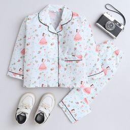 The Magic Wand Boys Graphic Printed Pure Cotton Night suit-picture-20