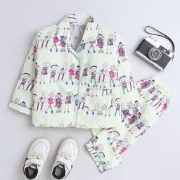 The Magic Wand Boys Cartoon Characters Printed Pure Cotton Night suit-picture-37