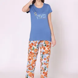 Bodycare Women Floral Printed Night suit-picture-17