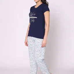 Bodycare Women Floral Printed Night suit image 2