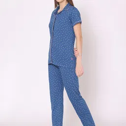 Bodycare Women Printed Pure Cotton Night suit image 5
