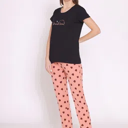 Bodycare Women Printed Pure Cotton Night suit image 2