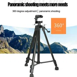 TPZ 3366 Aluminum Tripod (55-Inch), Universal Tripod for All Smart Phones, Cameras Tripod image 4