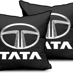 meefactory Black Polyester Car Pillow Cushion for Tata-picture-15
