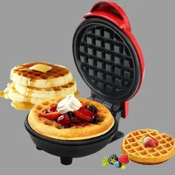 Mini Electric Iron for Belgian Waffles Waffle Maker-image-6