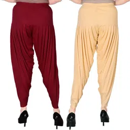 cozyplay Viscose Rayon Solid Patiala image 2