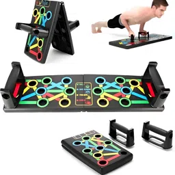 king of bihar Push Up Board 9-in-1 or Foldable Color Coded Push-Up Board Model 9IN1-FITPRO Arm Support-picture-43