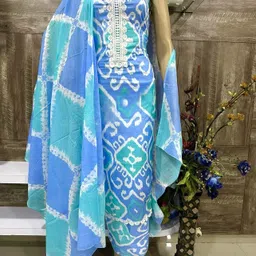 silkora Unstitched Pure Cotton Salwar Suit Material Printed-picture-22
