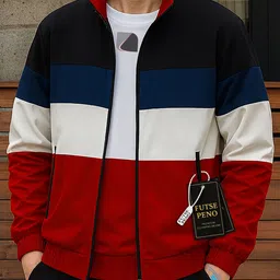 futse peno Men Colorblock Casual Jacket-picture-16