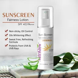 nutriglow Sunscreen - SPF 40 PA+++ Sunscreen Fairness Liquorice UV Lotion image 2