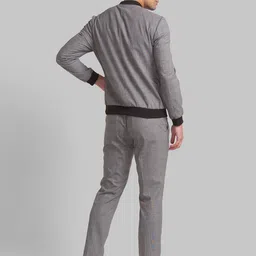 park avenue Men Suit Checkered Suit image 4