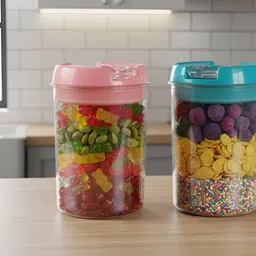 mukka enterprises Plastic Grocery Container - 1000 ml image 3