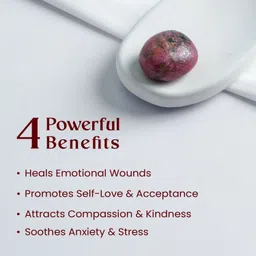 astrotalk Rhodocrosite Tumble Polished Angular Crystal Stone image 2