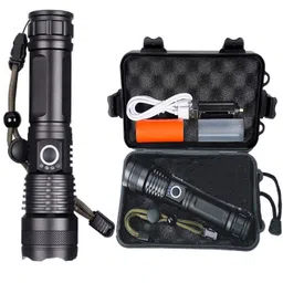 tansha Waterproof Rechargeable Tactical Torch Long Range Flashlights 4 hrs Torch Emergency Light-picture-29