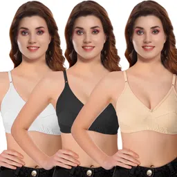 Pack of 3 Women Everyday Non Padded Bra-image-12