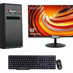 NextGen Desktop Full PC Set with 22" Foxin LED Monitor High Performance turbo Speed Core i3 (8 GB DDR3/500 GB/Windows 11 Home/0/22 Inch Screen/Including Keyboard Mouse, Mouse pad , VGA cable , HDMI cabel ,) with MS Office-picture-23