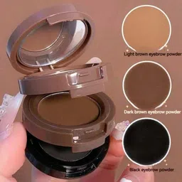 rudvya 3 In 1 Eye Makeup Black & Brown Eyebrow Powder Kit 4.5 g-picture-36