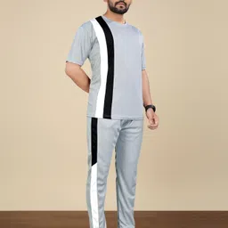 linsor fashion Striped Men Track Suit image 1