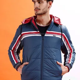 the indian garage co. Men Colorblock Bomber Jacket-picture-10