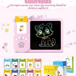 kartasya Talking Flash Cards Writing Tablet Educational Speech Toys for 3-8 Year Toddlers image 3