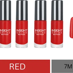 insightcosmetic Red Nail Polish(Pack of 4)|Smooth Application| Matte Finish Red-picture-21