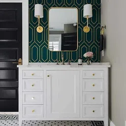 lustichome Paper Architecture Green Wallpaper image 4