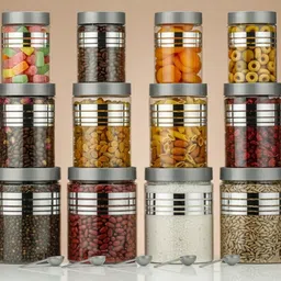 the impala Plastic Grocery Container - 1200 ml, 900 ml, 650 ml-picture-35