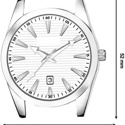 dgools Sporty Edge Analog Watch - For Men White Dial Date Function DG-LR152 image 4