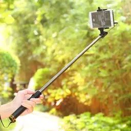 Naridream BEST BUY UNIVERSAL WIRED HANDHELD MONOPOD FOR PHONE HOLDER OR PHOTOGRAPHY VIDEO RECORDING YOUTUBE REELS & CAPUTURE Cable Selfie Stick-picture-17